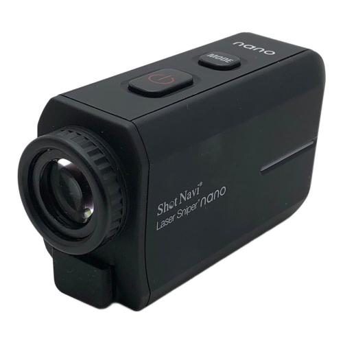 Shot Navi (ショットナビ) ゴルフ距離測定器 ブラック NANO