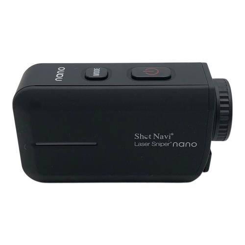 Shot Navi (ショットナビ) ゴルフ距離測定器 ブラック NANO