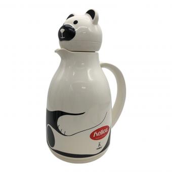 Helios (ヘリオス) 魔法瓶 ベアー ホワイト  1L