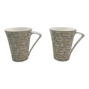 TIFFANY & Co. (ティファニー) ペアマグカップ ノーツ 2Pセット