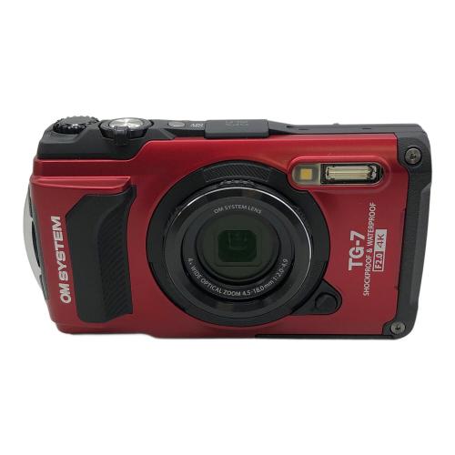 OM SYSTEM TG-7  IM032 1200万画素(有効画素) 1/2.33型CMOS 専用電池 SDカード SDHCカード SDXCカード 20コマ/秒 1/2～1/2000 秒 BJQA96681