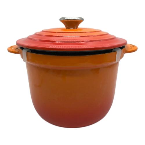 LE CREUSET (ルクルーゼ) 両手鍋 オレンジ ココット・エブリィ 20