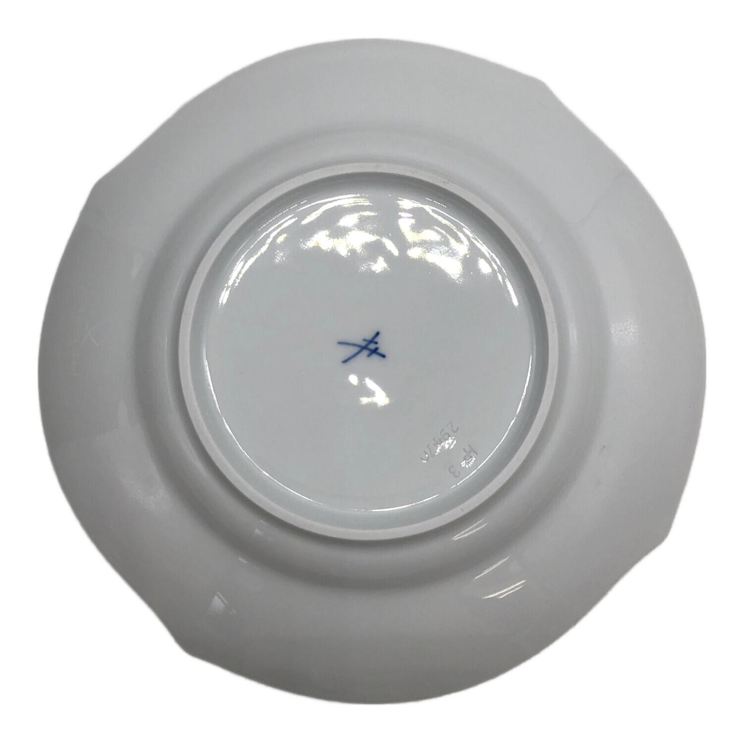 Meissen (マイセン) プレート 19cm 波の戯れホワイト 2Pセット