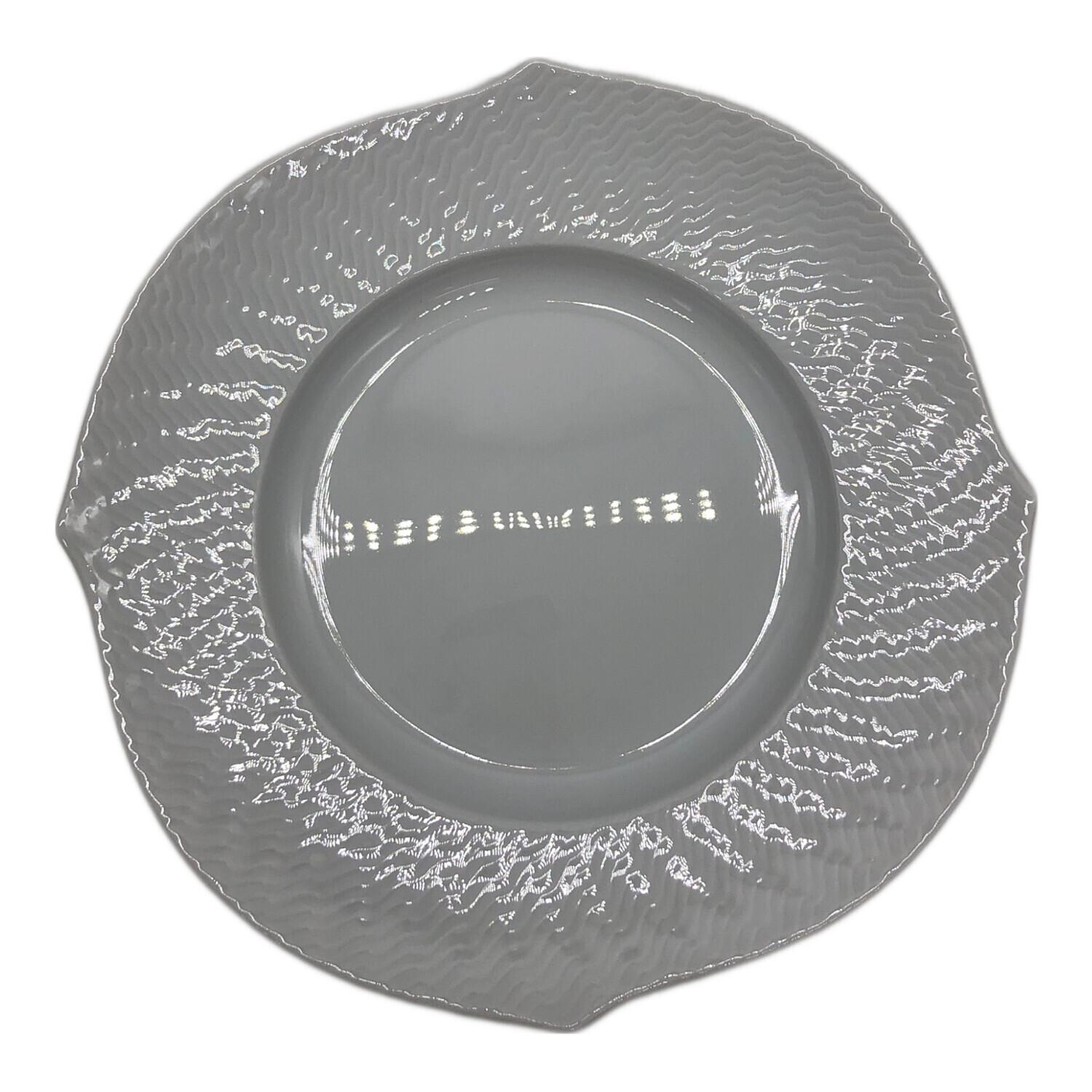 Meissen (マイセン) プレート 19cm 波の戯れホワイト 2Pセット