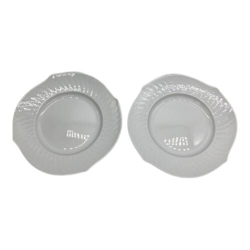 Meissen (マイセン) プレート 19cm 波の戯れホワイト 2Pセット