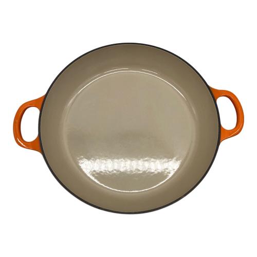 LE CREUSET (ルクルーゼ) ビュッフェキャセロール SIZE 26 オレンジ