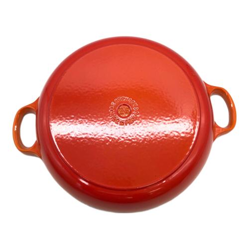 LE CREUSET (ルクルーゼ) ビュッフェキャセロール SIZE 26 オレンジ