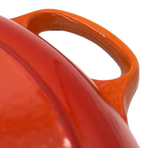 LE CREUSET (ルクルーゼ) ビュッフェキャセロール SIZE 26 オレンジ