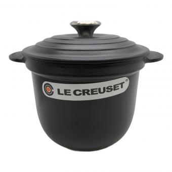 LE CREUSET (ルクルーゼ) 両手鍋 マッドブラック ココット・エブリィ 18