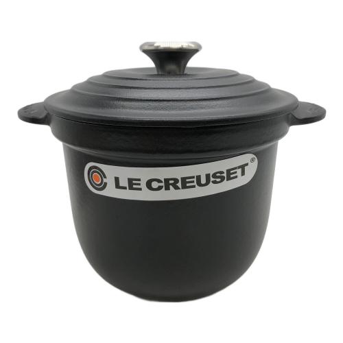 LE CREUSET (ルクルーゼ) 両手鍋 マッドブラック ココット・エブリィ 18