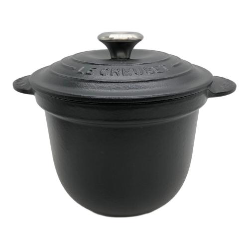 LE CREUSET (ルクルーゼ) 両手鍋 マッドブラック ココット・エブリィ 18