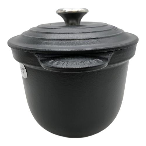 LE CREUSET (ルクルーゼ) 両手鍋 マッドブラック ココット・エブリィ 18