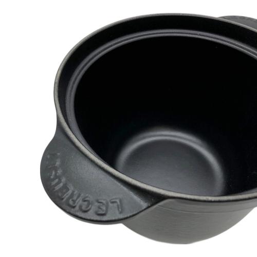LE CREUSET (ルクルーゼ) 両手鍋 マッドブラック ココット・エブリィ 18