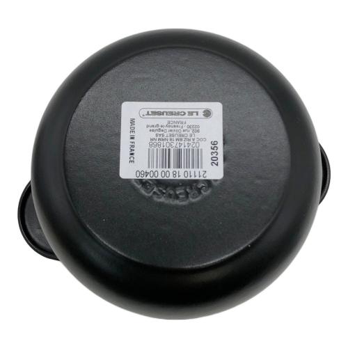 LE CREUSET (ルクルーゼ) 両手鍋 マッドブラック ココット・エブリィ 18