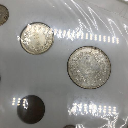 日本竜コインセット JAPANESE DRAGON TYPE COINS 銀貨・銅貨セット　