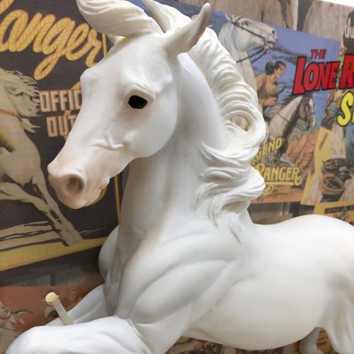 BREYER  The Lone Ranger’s Silver　白馬フィギュア