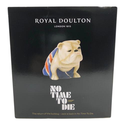 ROYAL DOULTON (ロイヤルドルトン) フィギュリン ジャックザブルドッグ フィギュア 10cm 007 ノー・タイム・トゥ・ダイ