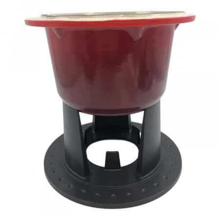 LE CREUSET (ルクルーゼ) フォンデュ鍋 チェリーレッド｜トレファクONLINE