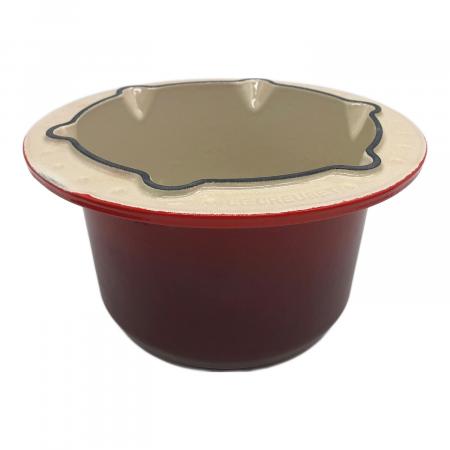 LE CREUSET (ルクルーゼ) フォンデュ鍋 チェリーレッド｜トレファクONLINE