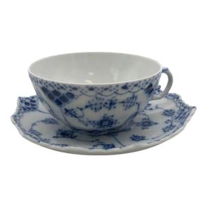 ROYAL COPENHAGEN (ロイヤル・コペンハーゲン) カップ&ソーサー * ブルーフルーテッド・フルレース