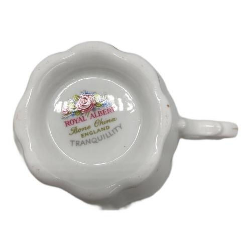 ROYAL ALBERT (ロイヤルアルバート) カップ&ソーサー トランキュリティ カップ&ソーサー6P・クリーマーセット