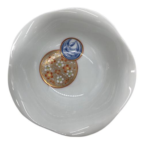 深川製磁 (フカガワセイジ) 小鉢 寿赤絵 5Pセット