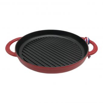 Staub (ストウブ) ラウンドグリルパン レッド 40509-376
