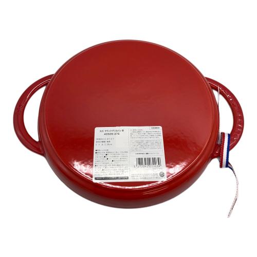 Staub (ストウブ) ラウンドグリルパン レッド 40509-376