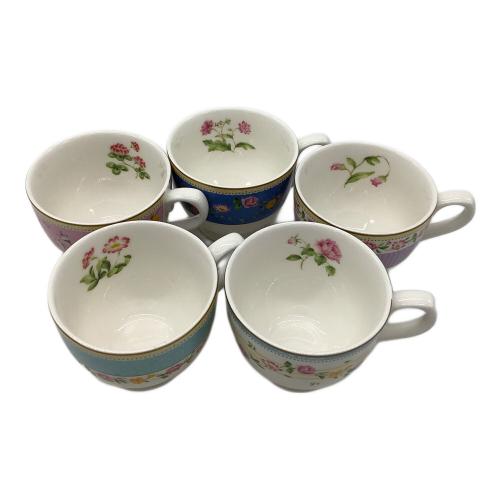 NARUMI (ナルミ) カップ&ソーサー セット イングリッシュガーデン 5Pセット