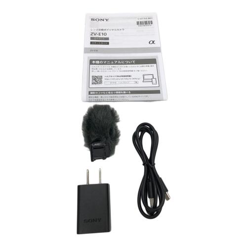 SONY (ソニー) デジタルカメラ パワーズームレンズキット ZV-E10 2500万画素(総画素) 2420万画素(有効画素) APS-C 23.5mm×15.6mm CMOS 3075329