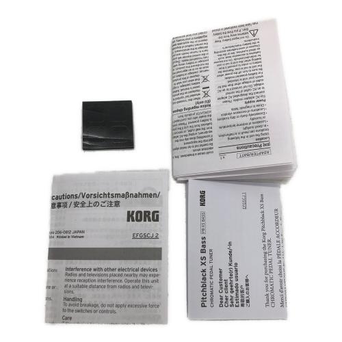 KORG (コルグ) Pitchblack XS Bass ペダルチューナー PB-XS