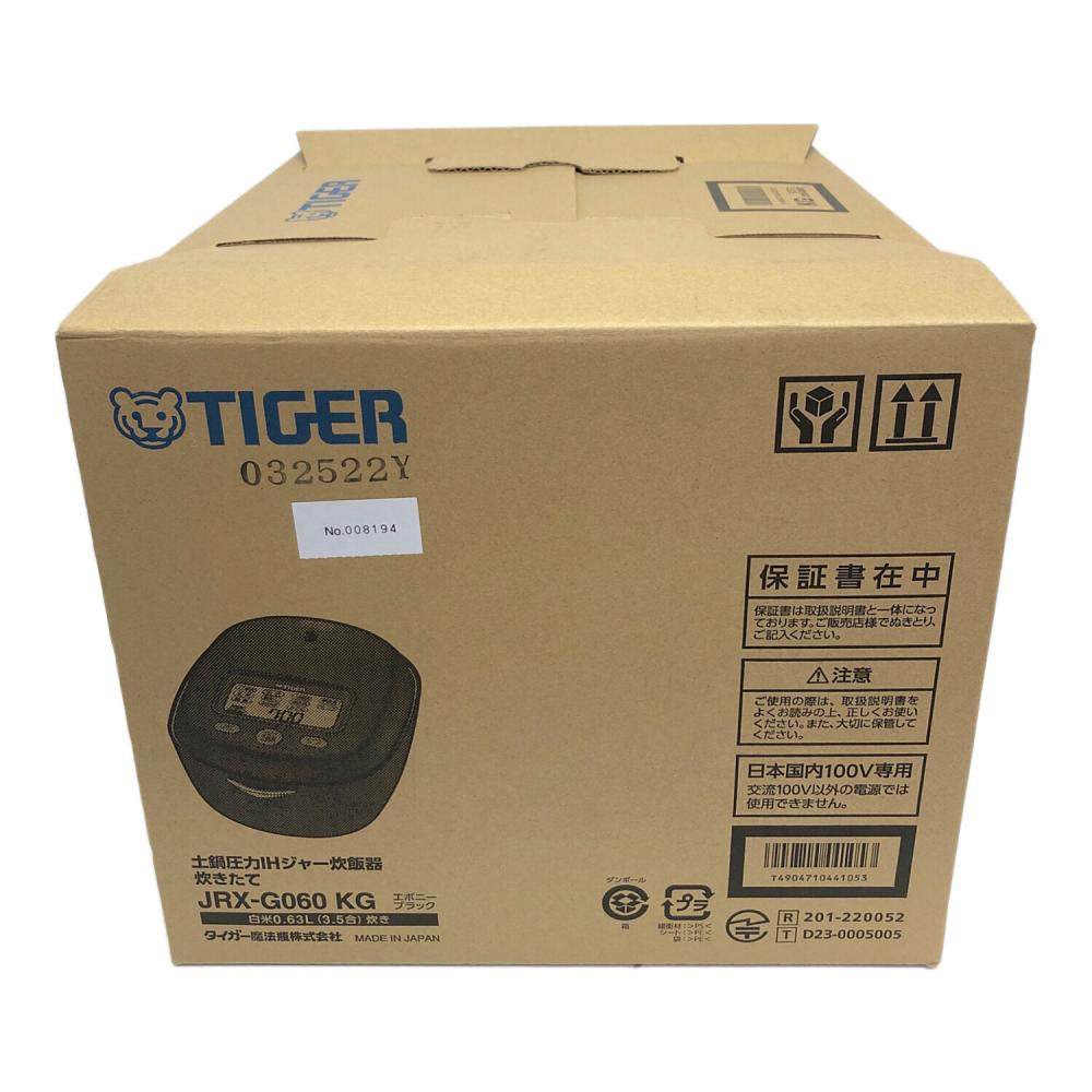 Tiger (タイガー) 圧力IH炊飯ジャー JRX-G060 KG 2024年製 3.5合