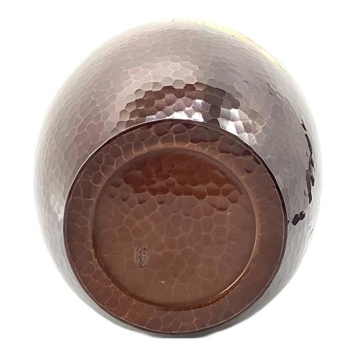 銅蟲 (ドウチュウ) 花瓶 久芳堂造 鯉 箱付