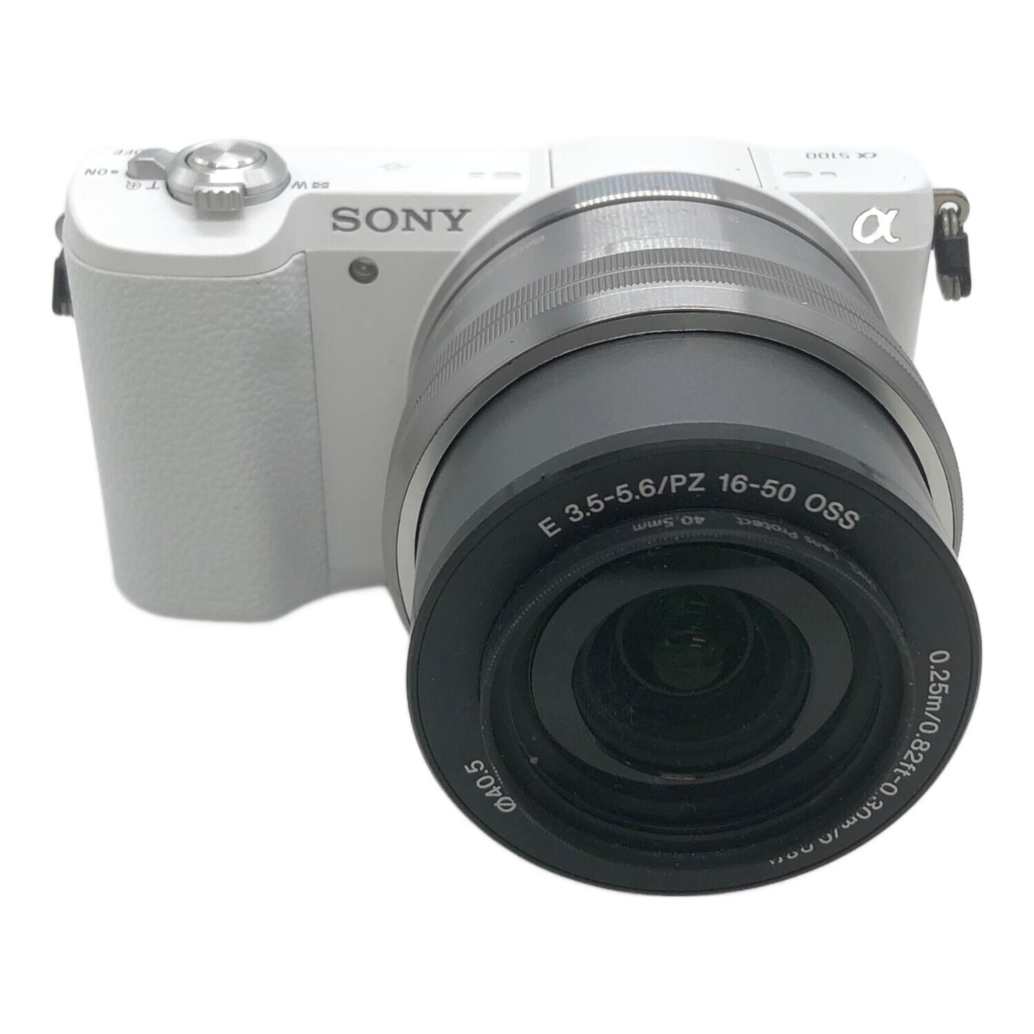 カメラ Sony α5100 E-3.5-5.6 / PZ 16-50 OSS コンパクト 本体 現状品 