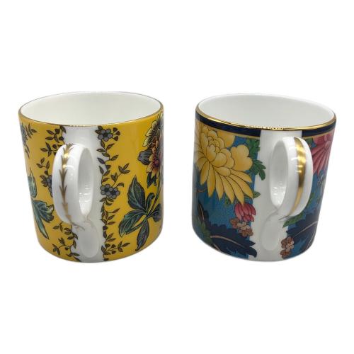 Wedgwood (ウェッジウッド) マグカップ イエロートンキン サファイアガーデン ワンダーラスト 2Pセット