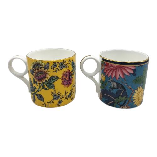Wedgwood (ウェッジウッド) マグカップ イエロートンキン サファイアガーデン ワンダーラスト 2Pセット