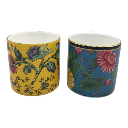 Wedgwood (ウェッジウッド) マグカップ イエロートンキン サファイアガーデン ワンダーラスト 2Pセット