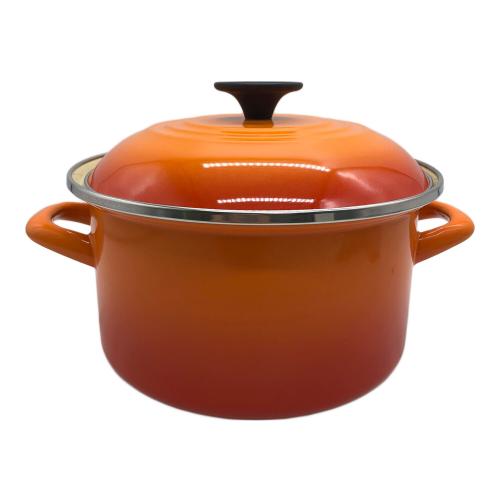 LE CREUSET (ルクルーゼ) キャセロール 20cm オレンジ
