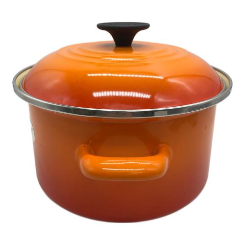 LE CREUSET (ルクルーゼ) キャセロール 20cm オレンジ