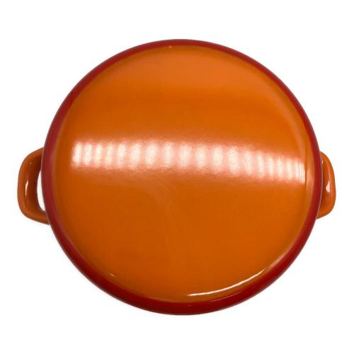 LE CREUSET (ルクルーゼ) キャセロール 20cm オレンジ