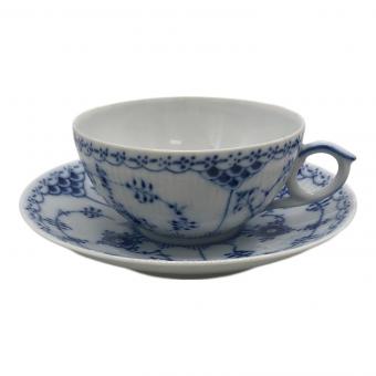 ROYAL COPENHAGEN (ロイヤル・コペンハーゲン) カップ&ソーサー ブルーフルーテッド・ハーフレース
