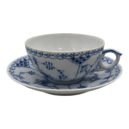 ROYAL COPENHAGEN (ロイヤル・コペンハーゲン) カップ&ソーサー ブルーフルーテッド・ハーフレース