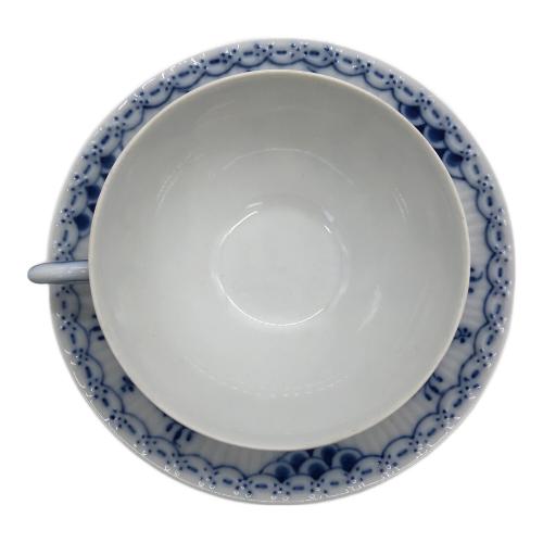 ROYAL COPENHAGEN (ロイヤル・コペンハーゲン) カップ&ソーサー ブルーフルーテッド・ハーフレース