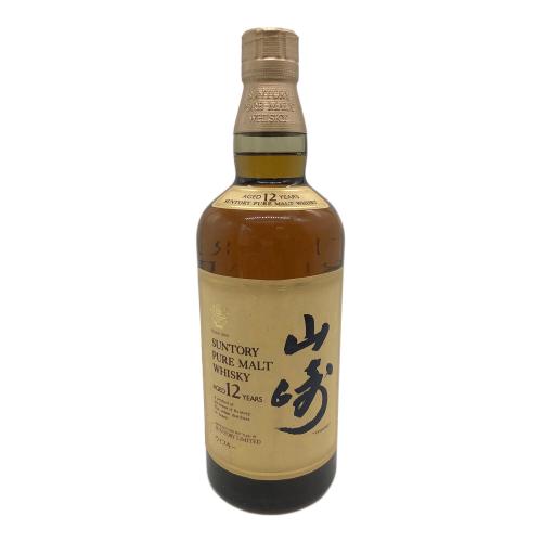 SUNTORY サントリー ジャパニーズウィスキー 響マーク ラベル浮き有 750ml 山崎 12年 旧ボトル 未開封