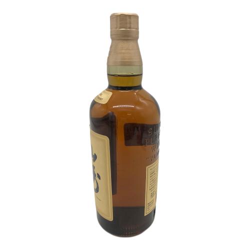 SUNTORY サントリー ジャパニーズウィスキー 響マーク ラベル浮き有 750ml 山崎 12年 旧ボトル 未開封