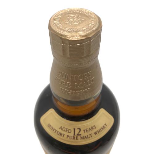 SUNTORY サントリー ジャパニーズウィスキー 響マーク ラベル浮き有 750ml 山崎 12年 旧ボトル 未開封
