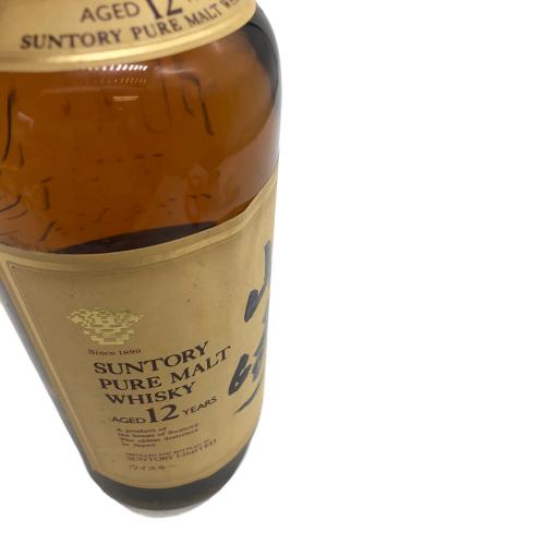 SUNTORY サントリー ジャパニーズウィスキー 響マーク ラベル浮き有 750ml 山崎 12年 旧ボトル 未開封