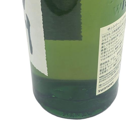 SUNTORY サントリー ジャパニーズウィスキー シングルモルト 700ml 白州 現行ボトル 未開封