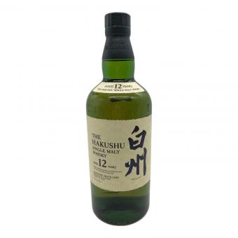 SUNTORY サントリー ジャパニーズウィスキー シングルモルト 700ml 白州 12年 未開封