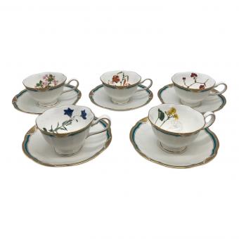NARUMI (ナルミ) カップ&ソーサー SIEBOLDFLORILEGIUM 5Pセット